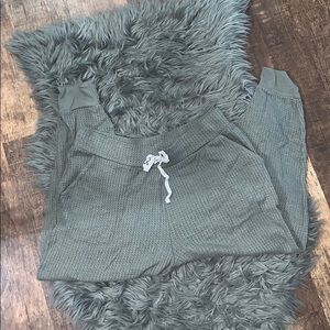 Olive green aerie joggers